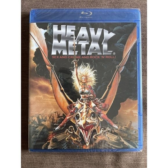 Heavy Metal Blu-ray Animated Cult 1981 Movie Black Sabbath NEW - Picture 1 of 3
